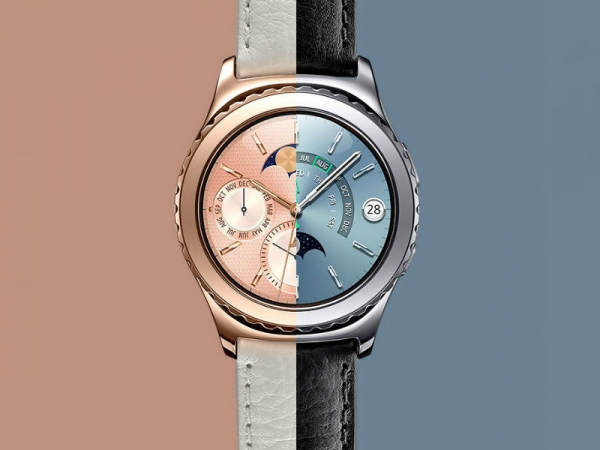 Samsung Gear S2 Rose Gold and Platinum